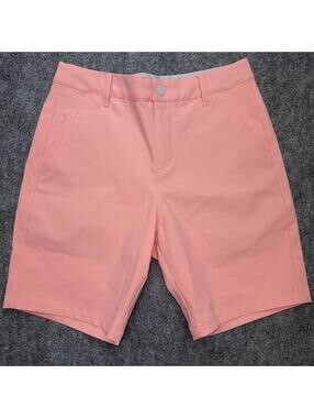 Puma Golf Shorts Mens 28 Pink Red Enjoy Golf Performance Flat Front